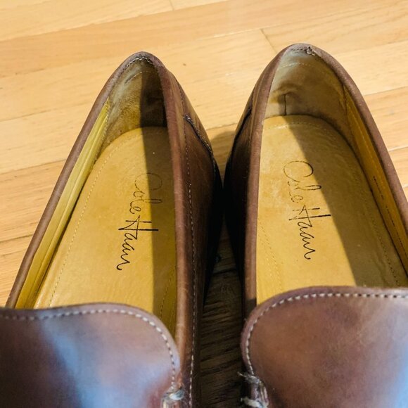 Cole Haan Mens Brown Leather Loafers Size US 10.5 M - Picture 11 of 12